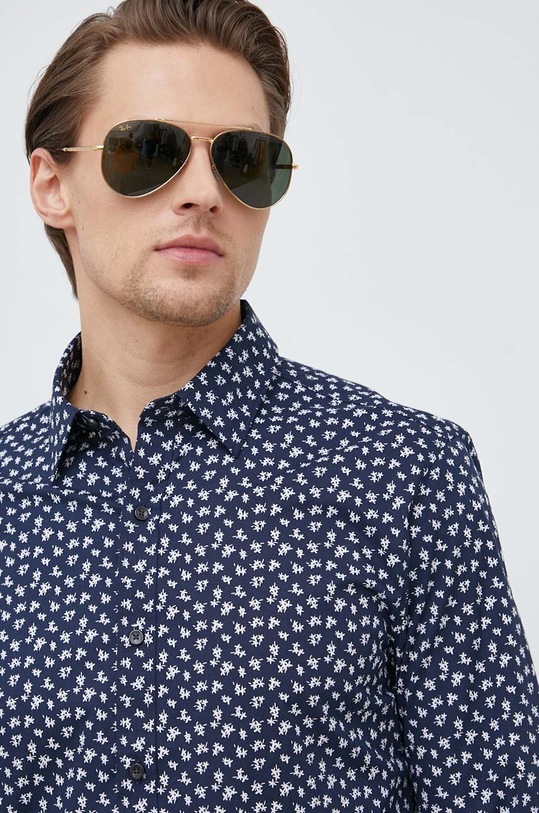 Michael Kors camasa cu modele bleumarin CS340058LA