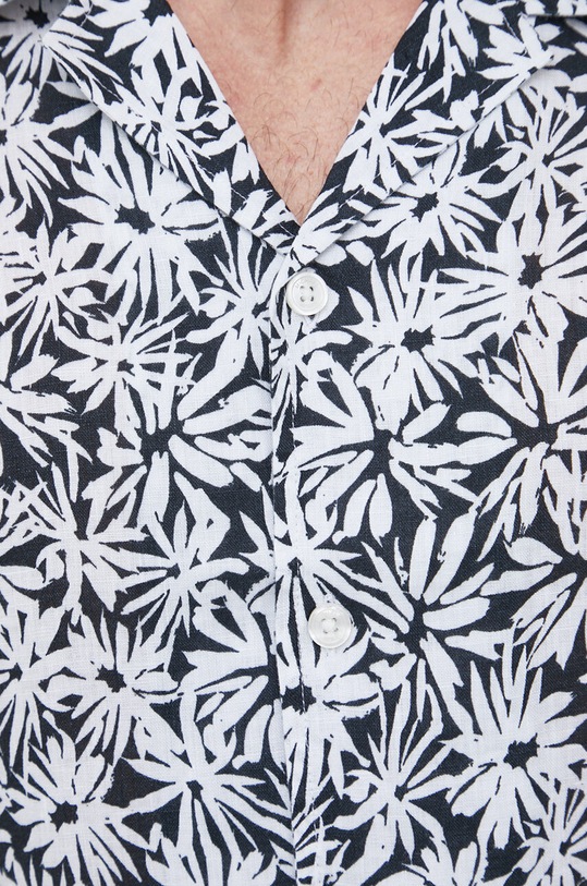 Льняная рубашка Michael Kors CS3403I8LZ чёрный SS23