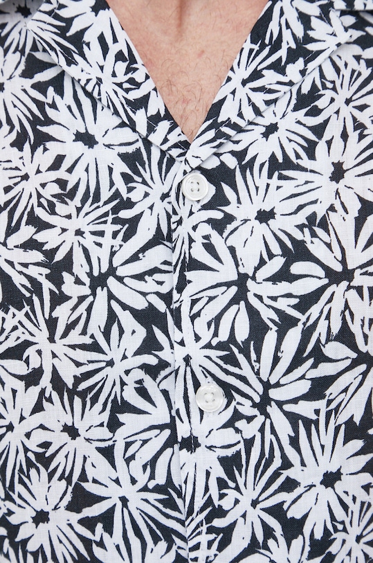 Сорочка з льону Michael Kors CS3403I8LZ чорний SS23