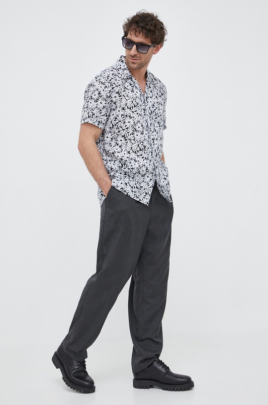 Одяг Сорочка з льону Michael Kors CS3403I8LZ чорний