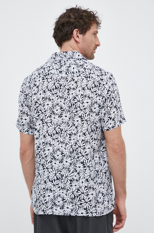 Сорочка з льону Michael Kors чорний CS3403I8LZ