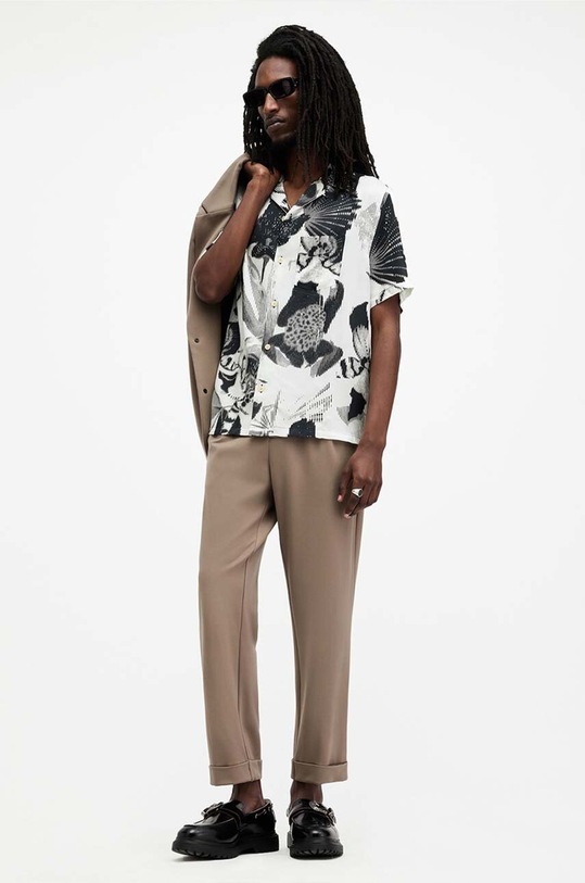 AllSaints koszula FREQUENCY SS SHIRT MS064Y