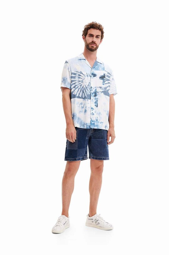Desigual koszula granatowy 23SMCW41