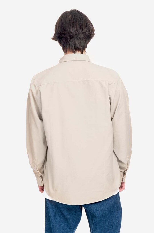 Clothing Carhartt WIP cotton shirt Bolton Shirt I030238 beige