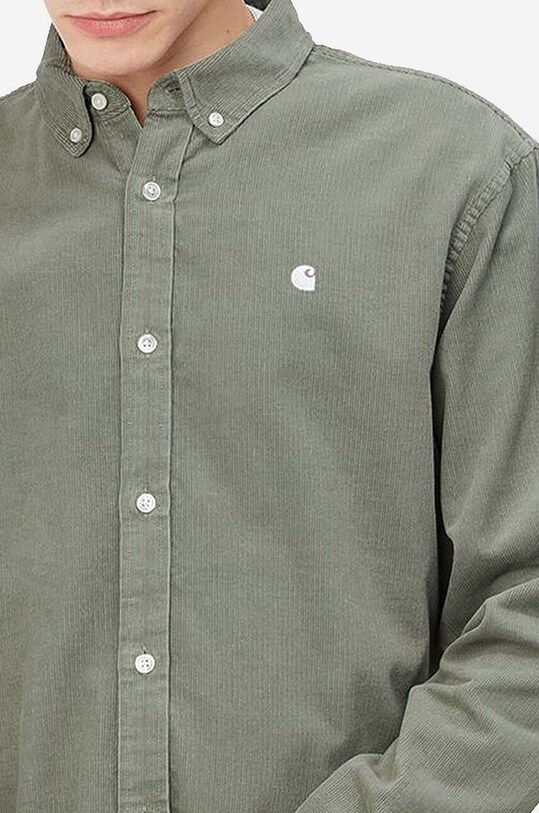 Хлопковая рубашка Carhartt WIP Madison Fine Cord Shirt I030580