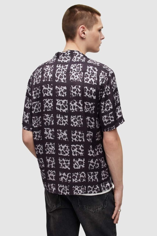 AllSaints koszula CUBE SS SHIRT MS071Y czarny