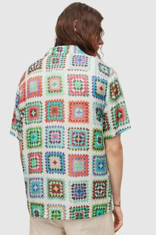Odzież AllSaints koszula TUNIS SS SHIRT MS198Y biały