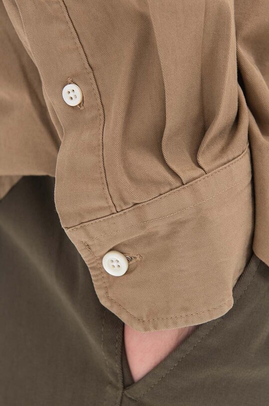 Bavlnená košeľa Norse Projects Anton Light Twill N40.0790.0966 béžová