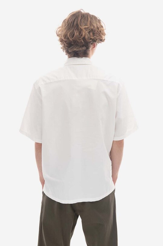 Oblečení Košile Norse Projects Ivan Cordura Tab Series N40-0610 0001 N40.0610.0001 bílá