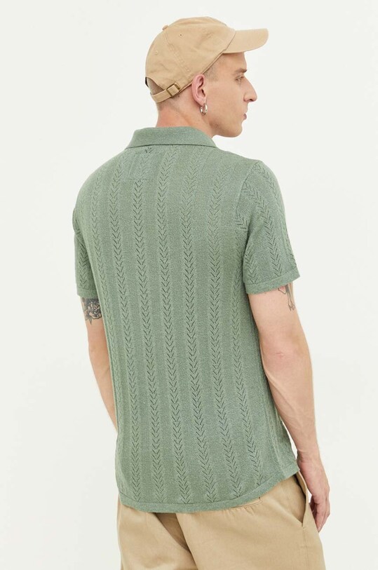 Ρούχα Πουκάμισο Hollister Co. KI320.3013.312 πράσινο