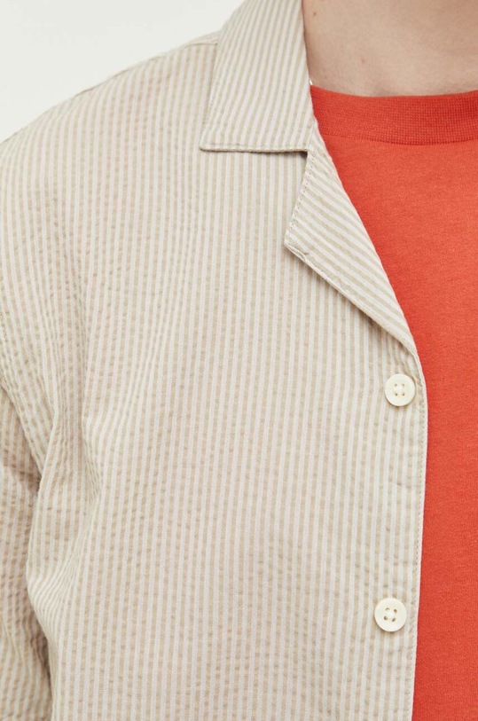 Hollister Co. koszula bawełniana KI325.3078.400 beżowy