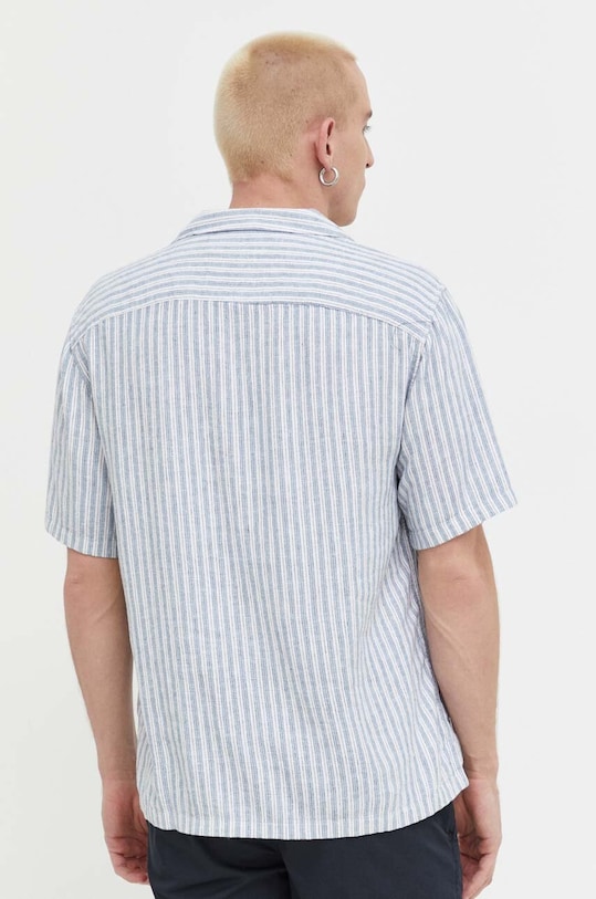 Ρούχα Πουκάμισο από λινό Abercrombie & Fitch KI125.3039.108 μπλε