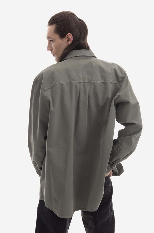 Clothing A.P.C. cotton shirt Mainline COFCI.M02778 beige