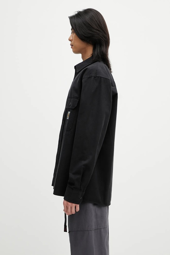Carhartt WIP cotton shirt Reno Shirt Jac I031447 black SS25