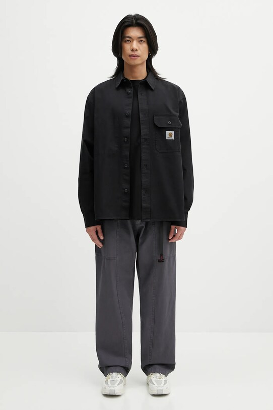 Košile Carhartt WIP Reno Shirt Jac I031447 černá