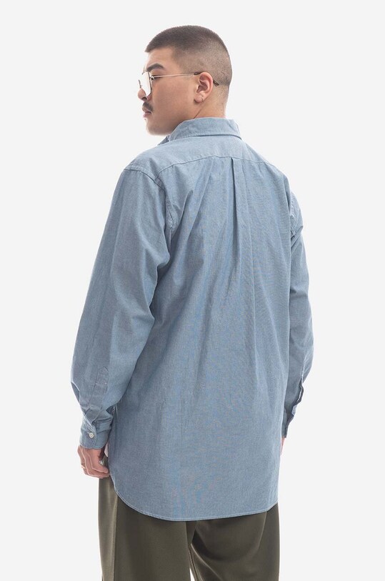 Engineered Garments cotton shirt Engineered Garments 19 Century BD blue 23S1A001.CV001