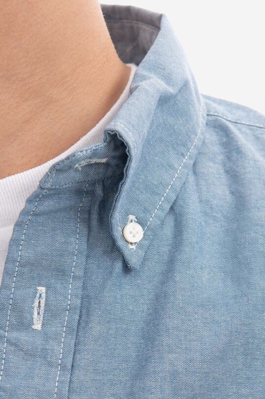 Engineered Garments cotton shirt Engineered Garments 19 Century BD 23S1A001.CV001 blue