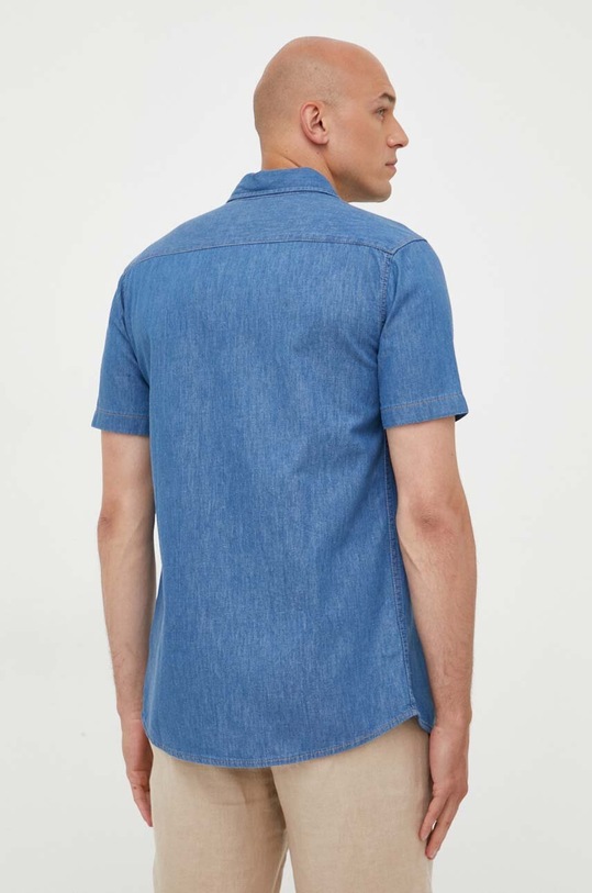 Odzież United Colors of Benetton koszula jeansowa 5DHJUQ02Z.902 niebieski