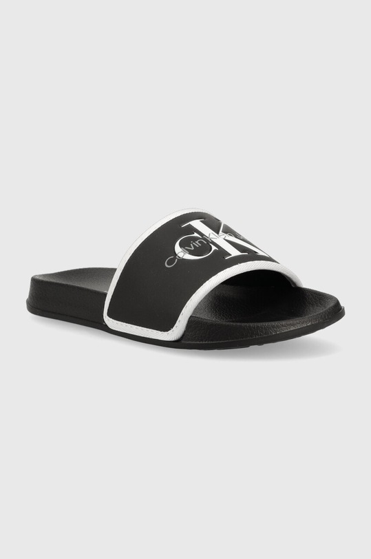 Calvin Klein Jeans klapki dziecięce V3B0.80630.26.34 czarny SS23
