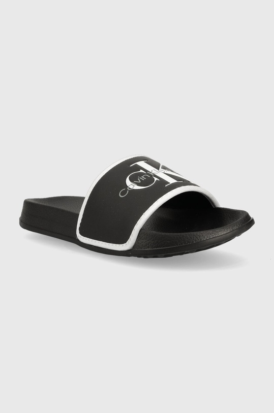 Calvin Klein Jeans klapki dziecięce V3B0.80630.35.38 czarny SS23