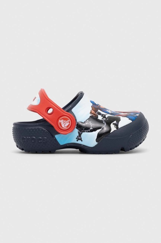 Crocs slapi copii AVENGERS PATCH CLOG Personaje de basm bleumarin 207068.CROCS.FL.AVENGER