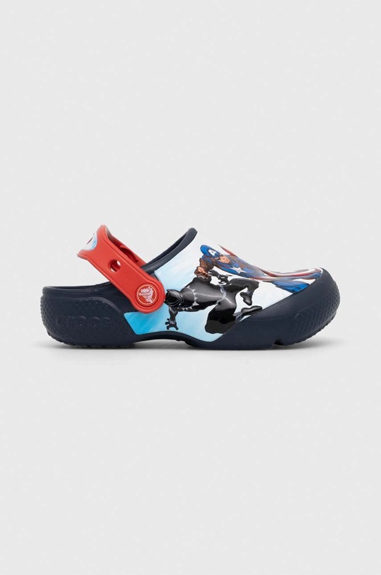 Crocs klapki dziecięce FL AVENGERS PATCH Postacie z bajek granatowy 207069.CROCS.FL.AVENGER