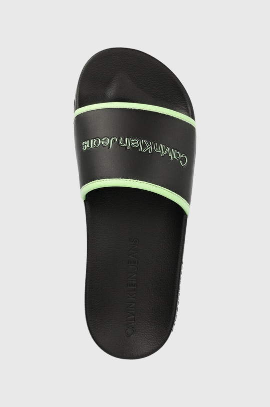 Calvin Klein Jeans ciabatte slide INSTITUTIONAL SLIDE nero YW0YW00594