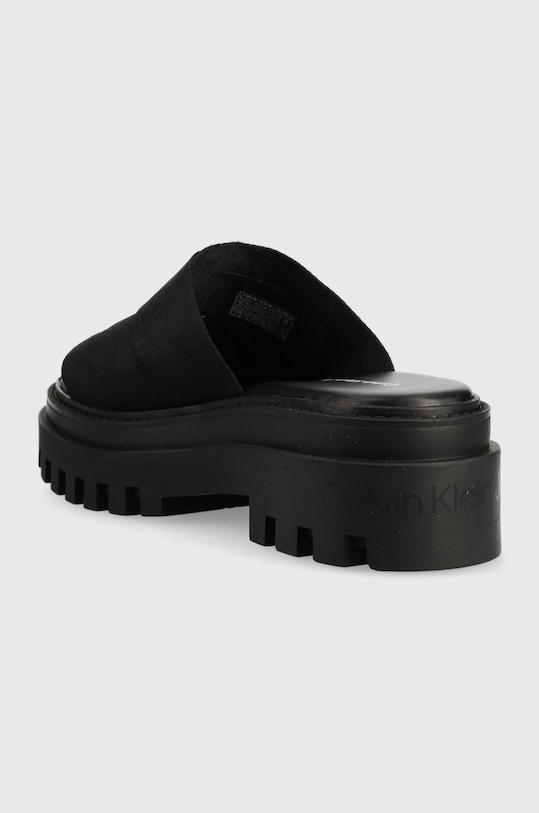 Boty Pantofle Calvin Klein Jeans TOOTHY COMBAT SANDAL WEBBING YW0YW00949 černá