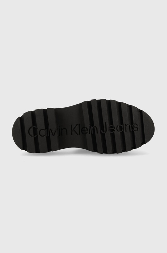 Pantofle Calvin Klein Jeans TOOTHY COMBAT SANDAL WEBBING YW0YW00949 černá