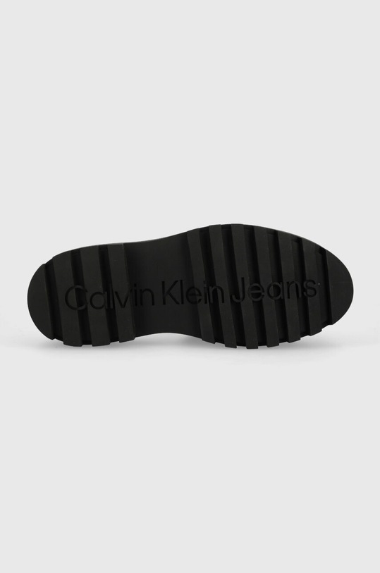 Шльопанці Calvin Klein Jeans TOOTHY COMBAT SANDAL OVER MESH YW0YW00950 чорний