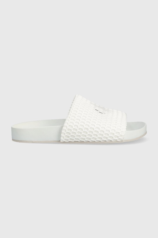 Παντόφλες Calvin Klein Jeans COMFORT SANDAL OVERSIZED MESH YW0YW00973 λευκό SS23