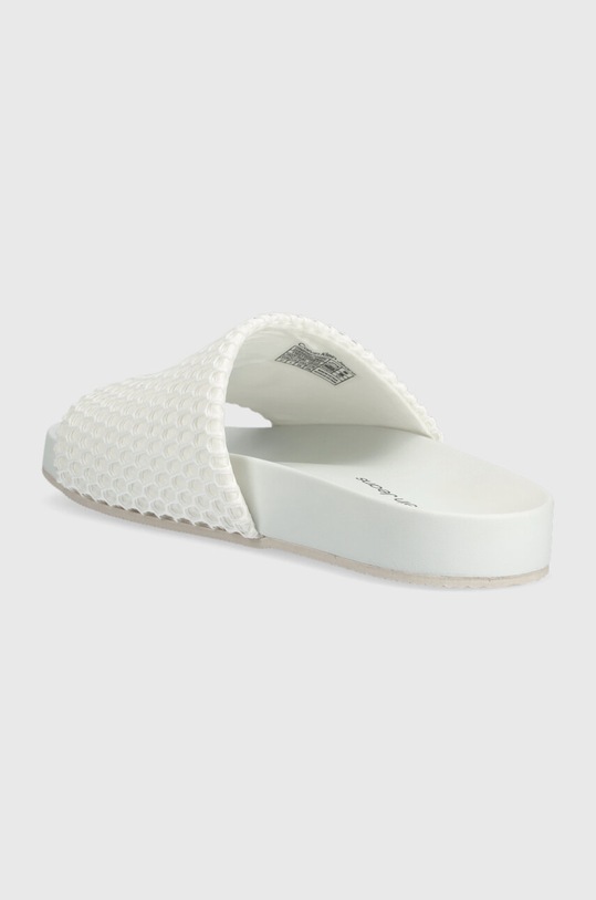 Παντόφλες Calvin Klein Jeans COMFORT SANDAL OVERSIZED MESH λευκό YW0YW00973