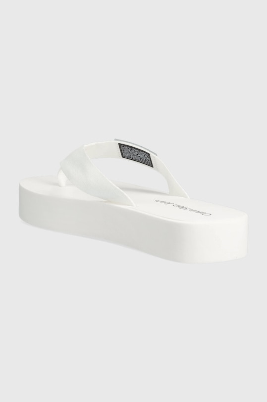 Obuwie Calvin Klein Jeans japonki FLATFORM FLIPFLOP YW0YW00993 biały