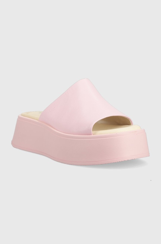 Vagabond Shoemakers klapki skórzane COURTNEY 5334.601.45 różowy SS23