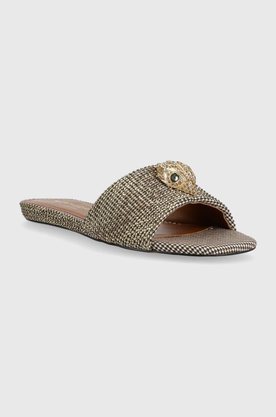 Šľapky Kurt Geiger London Kensington 8496140609.BEIGE zlatá AA00