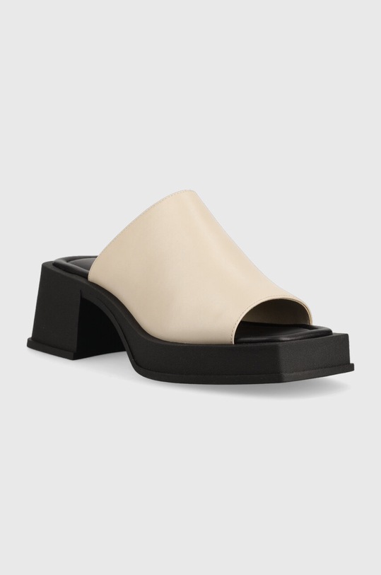 Vagabond Shoemakers klapki skórzane HENNIE 5337.001.02 beżowy SS23