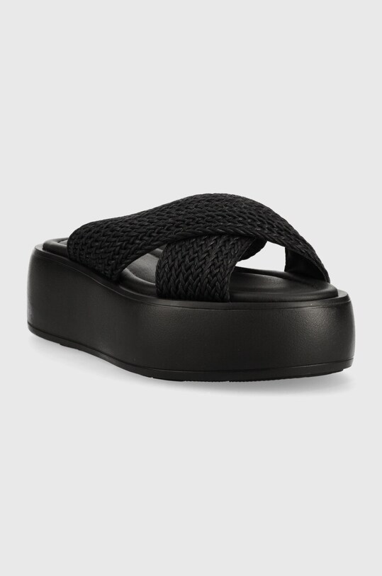 Calvin Klein klapki BUBBLE SLIDE - WOVEN HW0HW01468 czarny SS23