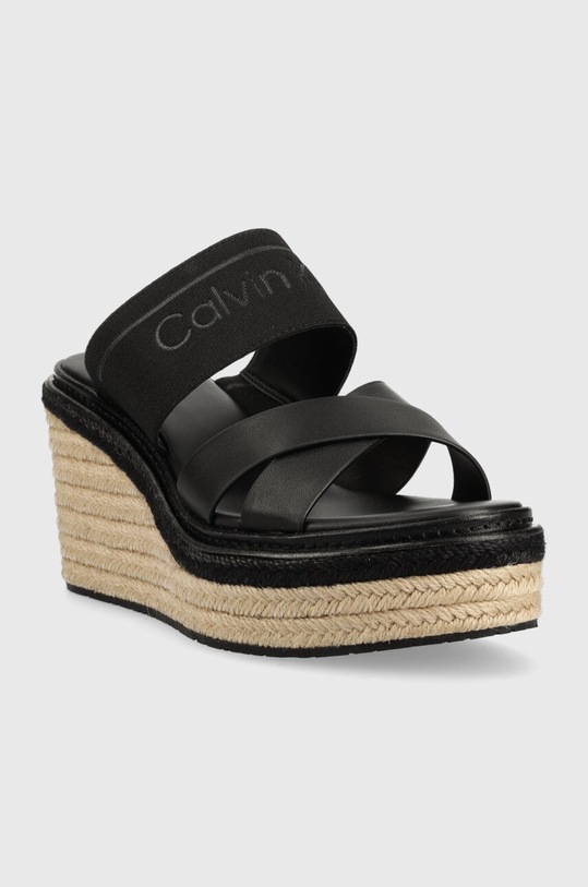 Παντόφλες Calvin Klein WEDGE 50HH - HE HW0HW01498 μαύρο SS23