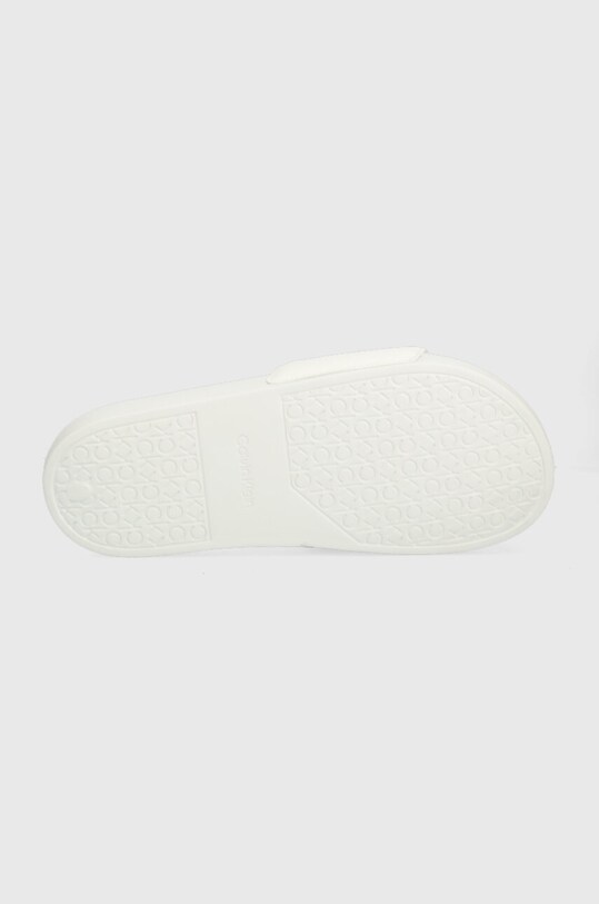 Calvin Klein klapki POOL SLIDE W/HW HW0HW01509 biały