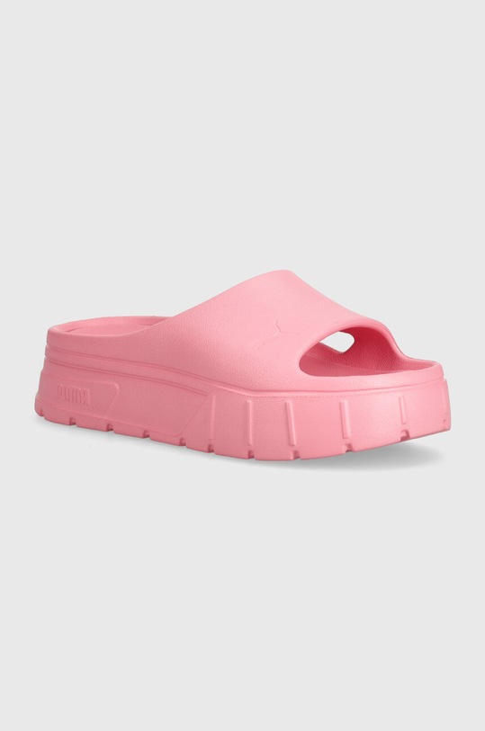 Шльопанці Puma Mayze Stack Injex платформа рожевий 389454