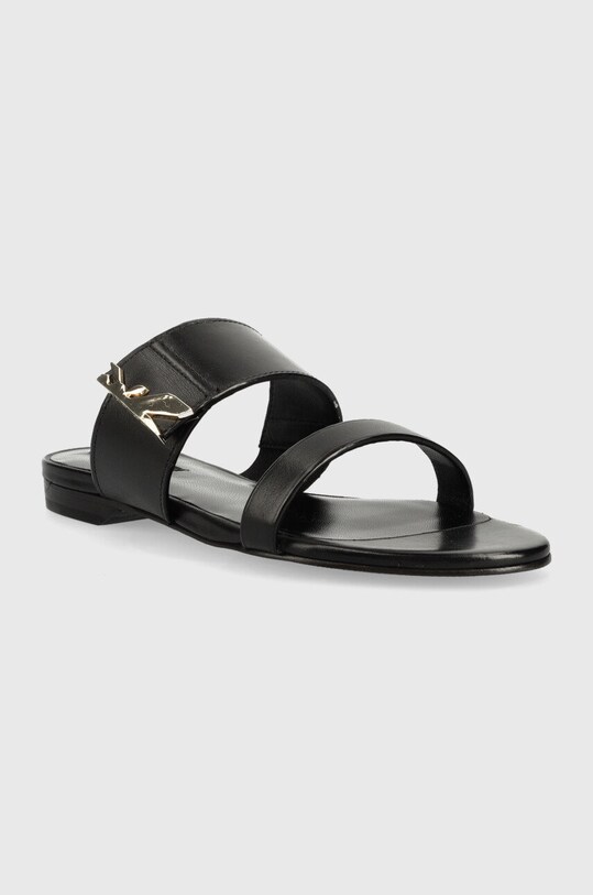 Δερμάτινες παντόφλες Patrizia Pepe 8X0049.L011.K103 μαύρο SS23