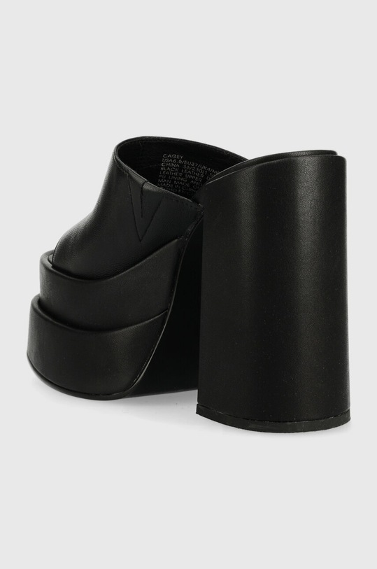 Încălțăminte Steve Madden slapi de piele Cagey SM11002312.017 negru