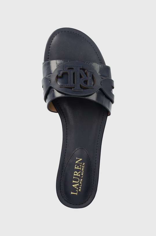 Lauren Ralph Lauren klapki skórzane Alegra granatowy 802891388005.410