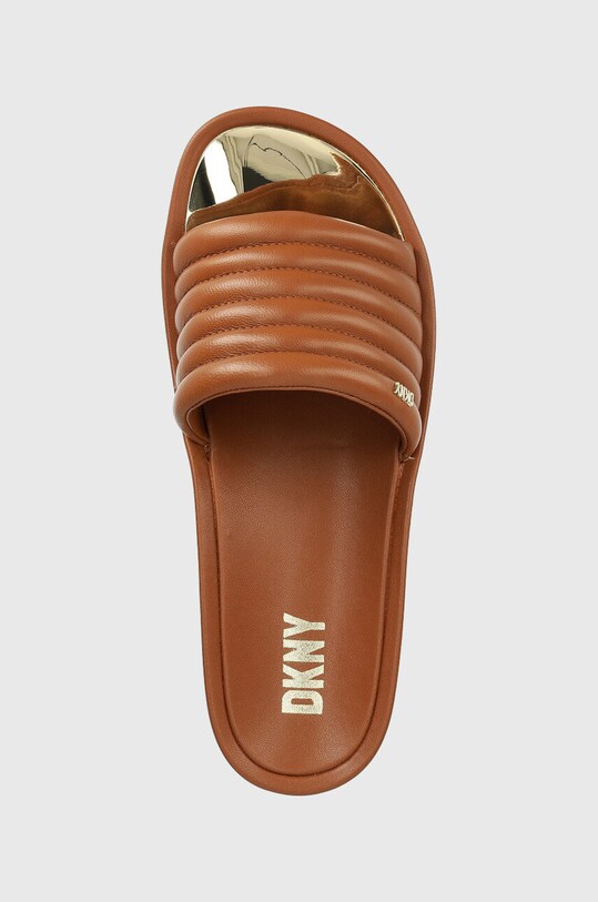 Dkny slapi de piele JASNA maro K4205489.DCG