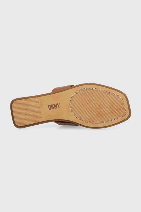 Dkny japonki skórzane DEJA K4259021.DCG brązowy