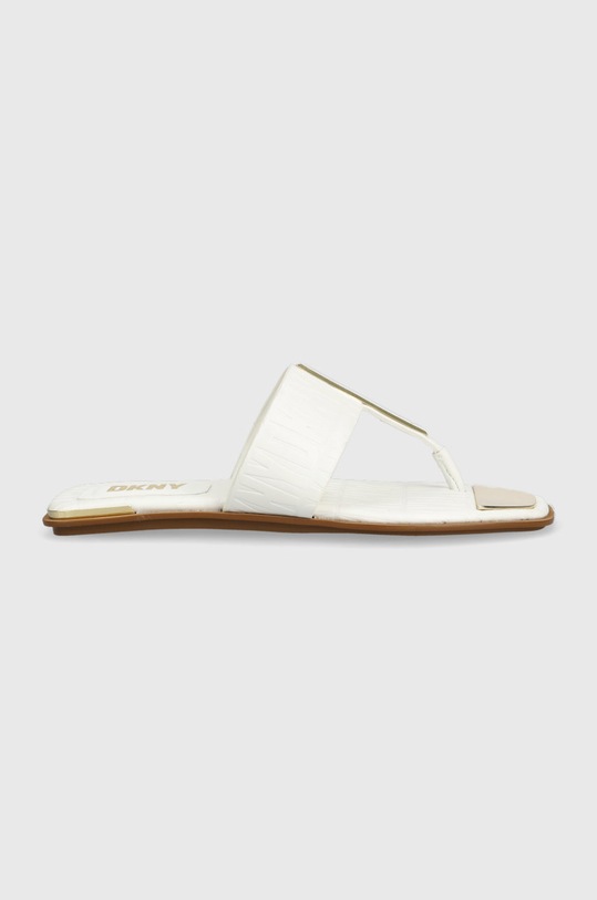 Dkny slapi DEJA imitatie de piele alb K4287301.AHK