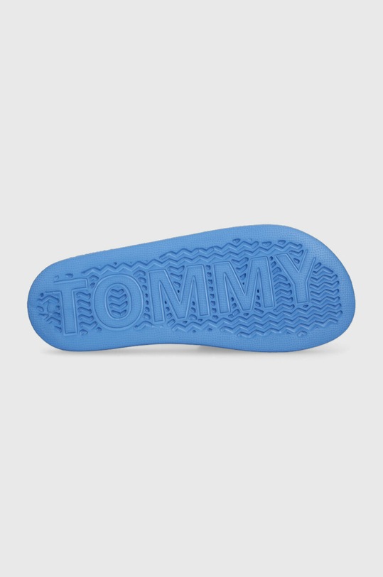 Tommy Jeans klapki FLAG POOL SLD ESS EN0EN02115 niebieski