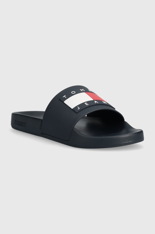 Încălțăminte Tommy Jeans papuci FLAG POOL SLD ESS EN0EN02115 bleumarin
