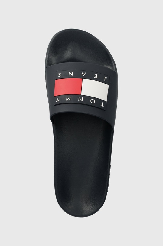Šľapky Tommy Jeans FLAG POOL SLD ESS EN0EN02115 tmavomodrá