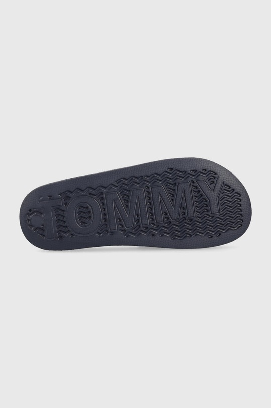 Šľapky Tommy Jeans FLAG POOL SLD ESS EN0EN02115 tmavomodrá